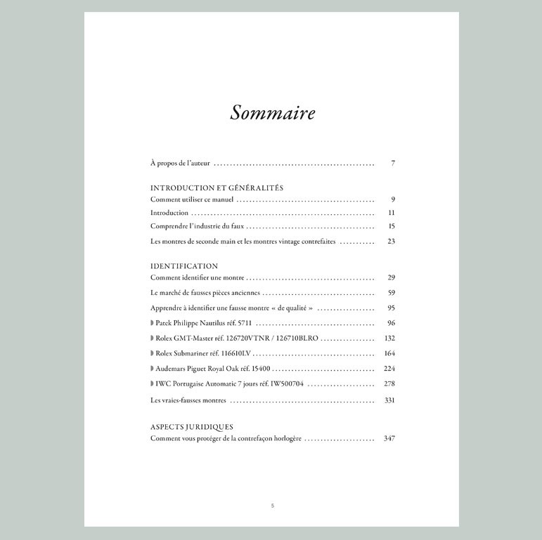 Vraies et fausses montres, édition augmentée