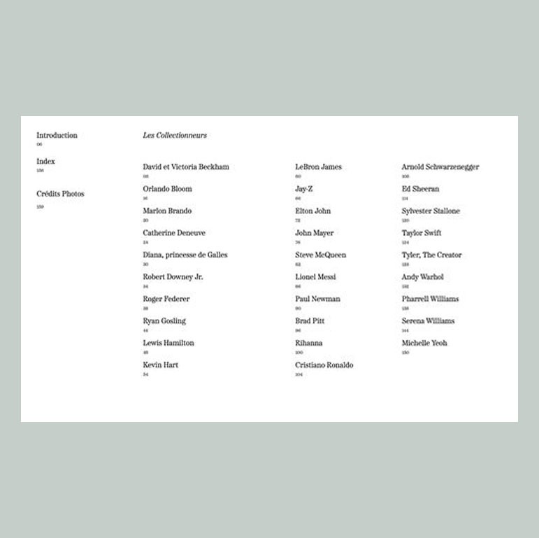 Montres de légende - Les collections des célébrités