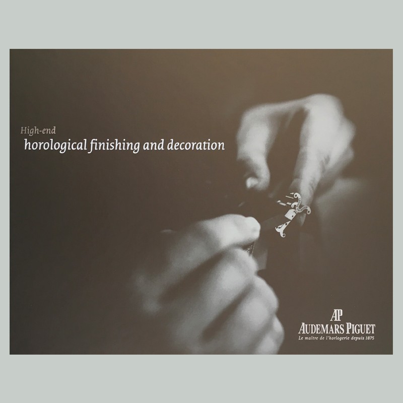 High end horological finishing and decoration