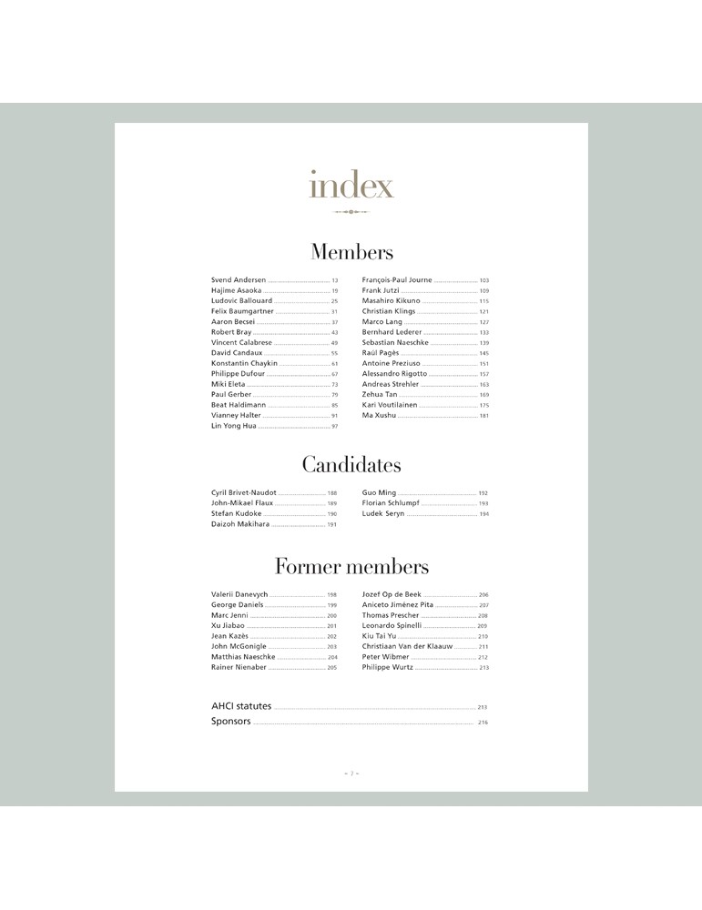 AHCI - The Independent Spirit, Time Makers since 1985